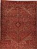 Heriz Red Hand Knotted 911 X 129 Area Rug 400-17112 Thumb 0