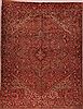 Heriz Red Hand Knotted 911 X 129  Area Rug 400-17112 Thumb 0