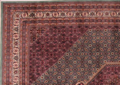 Bidjar Blue Hand Knotted 98 X 137 Area Rug 400-17118 Image 1