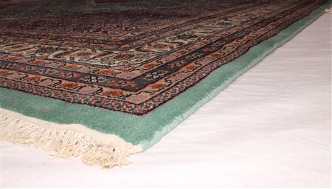 Bidjar Blue Hand Knotted 98 X 137 Area Rug 400-17118 Image 4