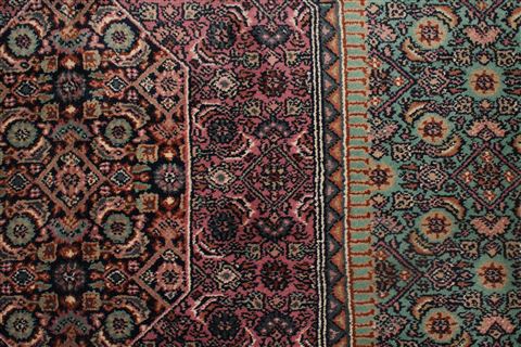 Bidjar Blue Hand Knotted 98 X 137 Area Rug 400-17118 Image 6