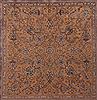 Tabriz Purple Square Hand Knotted 97 X 102  Area Rug 400-17119 Thumb 20