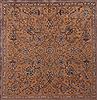 Tabriz Purple Square Hand Knotted 97 X 102 Area Rug 400-17119 Thumb 20
