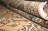Tabriz Purple Square Hand Knotted 97 X 102 Area Rug 400-17119 Thumb 3
