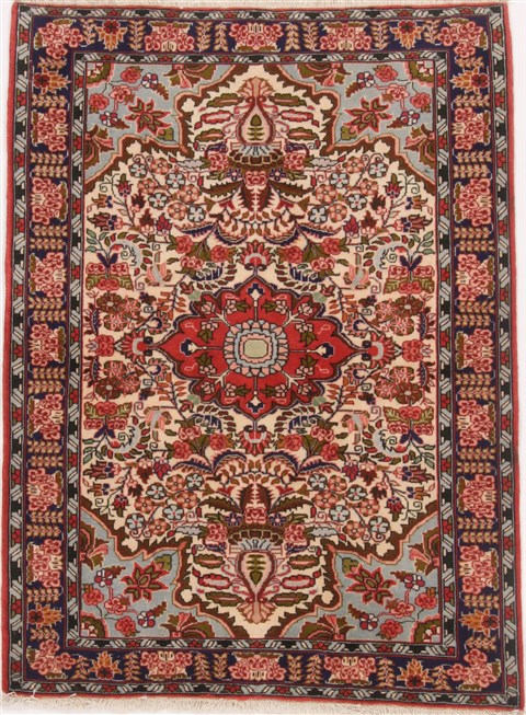 Bidjar Beige Hand Knotted 37 X 50  Area Rug 251-17120 Image 0
