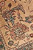 Tabriz Beige Hand Knotted 98 X 131  Area Rug 400-17121 Thumb 16
