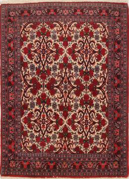 Bidjar Multicolor Hand Knotted 3'7" X 4'10"  Area Rug 251-17124