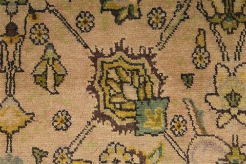 Tabriz Purple Hand Knotted 911 X 1210 Area Rug 400-17125 Image 14