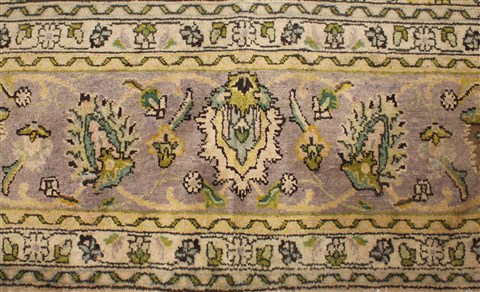 Tabriz Purple Hand Knotted 911 X 1210 Area Rug 400-17125 Image 9
