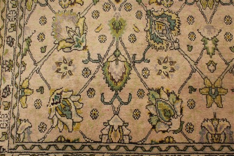 Tabriz Purple Hand Knotted 911 X 1210 Area Rug 400-17125 Image 10