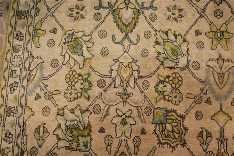 Tabriz Purple Hand Knotted 911 X 1210 Area Rug 400-17125 Image 11