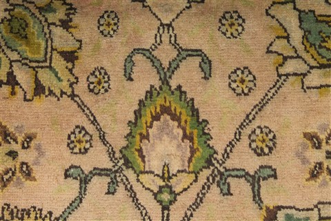 Tabriz Purple Hand Knotted 911 X 1210 Area Rug 400-17125 Image 12