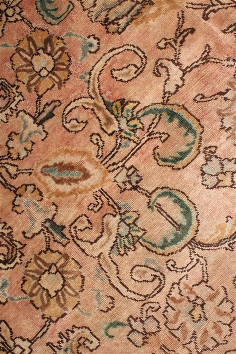 Tabriz Purple Square Hand Knotted 98 X 115 Area Rug 400-17128 Image 13