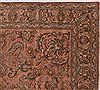 Tabriz Purple Square Hand Knotted 98 X 115 Area Rug 400-17128 Thumb 3
