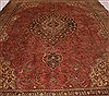 Tabriz Red Hand Knotted 910 X 130 Area Rug 400-17129 Thumb 13