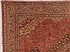 Tabriz Red Hand Knotted 910 X 130 Area Rug 400-17129 Thumb 7