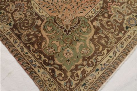Tabriz Purple Hand Knotted 98 X 135 Area Rug 400-17131 Image 13