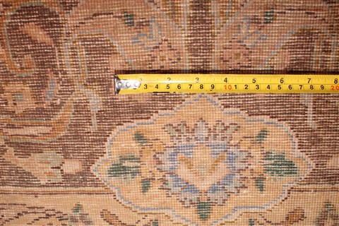 Tabriz Purple Hand Knotted 98 X 135 Area Rug 400-17131 Image 20