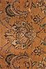 Tabriz Orange Square Hand Knotted 101 X 114  Area Rug 400-17132 Thumb 10