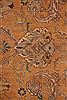 Tabriz Orange Square Hand Knotted 101 X 114  Area Rug 400-17132 Thumb 11