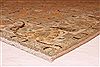 Tabriz Orange Square Hand Knotted 101 X 114 Area Rug 400-17132 Thumb 12