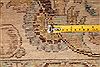Tabriz Orange Square Hand Knotted 101 X 114 Area Rug 400-17132 Thumb 14