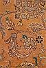 Tabriz Orange Square Hand Knotted 101 X 114  Area Rug 400-17132 Thumb 17