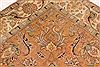 Tabriz Orange Square Hand Knotted 101 X 114  Area Rug 400-17132 Thumb 5