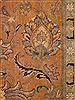 Tabriz Orange Square Hand Knotted 101 X 114  Area Rug 400-17132 Thumb 6