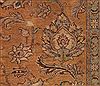 Tabriz Orange Square Hand Knotted 101 X 114  Area Rug 400-17132 Thumb 7