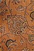 Tabriz Orange Square Hand Knotted 101 X 114  Area Rug 400-17132 Thumb 9