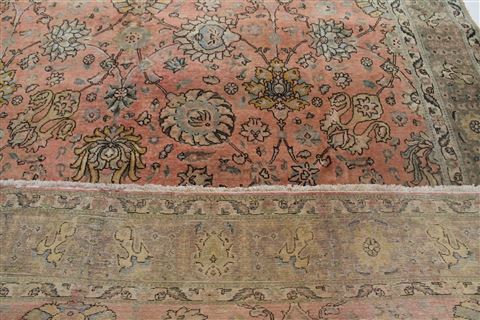 Tabriz Purple Hand Knotted 101 X 140 Area Rug 400-17134 Image 10