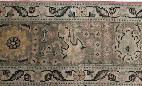 Tabriz Purple Hand Knotted 101 X 140 Area Rug 400-17134 Image 5