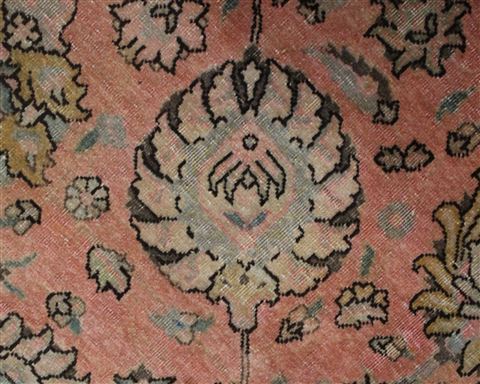 Tabriz Purple Hand Knotted 101 X 140 Area Rug 400-17134 Image 8