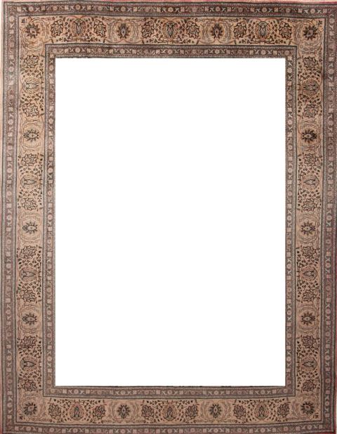 Tabriz Purple Hand Knotted 101 X 130 Area Rug 400-17135 Image 21