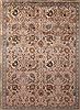 Tabriz Purple Hand Knotted 101 X 130 Area Rug 400-17135 Thumb 22