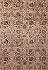 Tabriz Purple Hand Knotted 101 X 130 Area Rug 400-17135 Thumb 1
