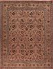 Tabriz Purple Hand Knotted 101 X 130 Area Rug 400-17135 Thumb 0