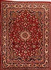 Mahal Red Hand Knotted 97 X 131  Area Rug 400-17145 Thumb 0