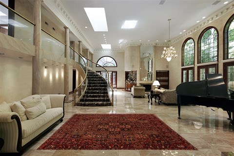 Bakhtiar Brown Hand Knotted 105 X 130 Area Rug 400-17146 Image 1
