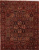 Bakhtiar Brown Hand Knotted 105 X 130  Area Rug 400-17146 Thumb 0