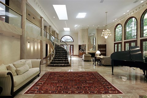 Bakhtiar Brown Hand Knotted 105 X 130 Area Rug 400-17147 Image 1