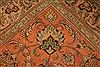 Tabriz Orange Hand Knotted 101 X 128  Area Rug 400-17152 Thumb 16