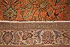Tabriz Orange Hand Knotted 101 X 128 Area Rug 400-17152 Thumb 20