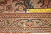 Tabriz Orange Hand Knotted 101 X 128 Area Rug 400-17152 Thumb 21