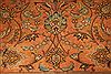 Tabriz Orange Hand Knotted 101 X 128 Area Rug 400-17152 Thumb 11