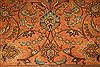 Tabriz Orange Hand Knotted 101 X 128  Area Rug 400-17152 Thumb 11