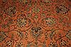 Tabriz Orange Hand Knotted 101 X 128 Area Rug 400-17152 Thumb 12