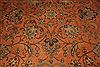 Tabriz Orange Hand Knotted 101 X 128  Area Rug 400-17152 Thumb 12