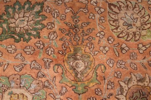 Tabriz Purple Hand Knotted 910 X 130 Area Rug 400-17153 Image 14